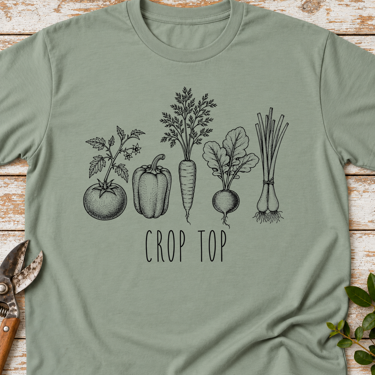 T‑Shirt "Crop Top"