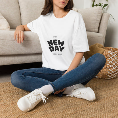 New Day T-Shirt — "It's A New Day" Positive Graphic Tee