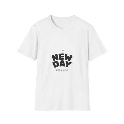 New Day T-Shirt — "It's A New Day" Positive Graphic Tee