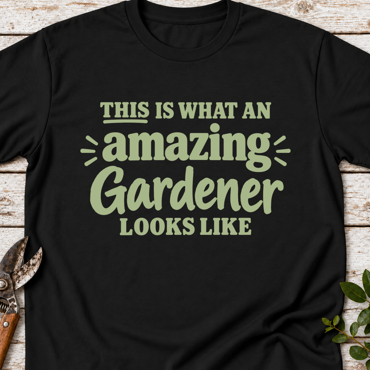 T-Shirt "Amazing Gardener"