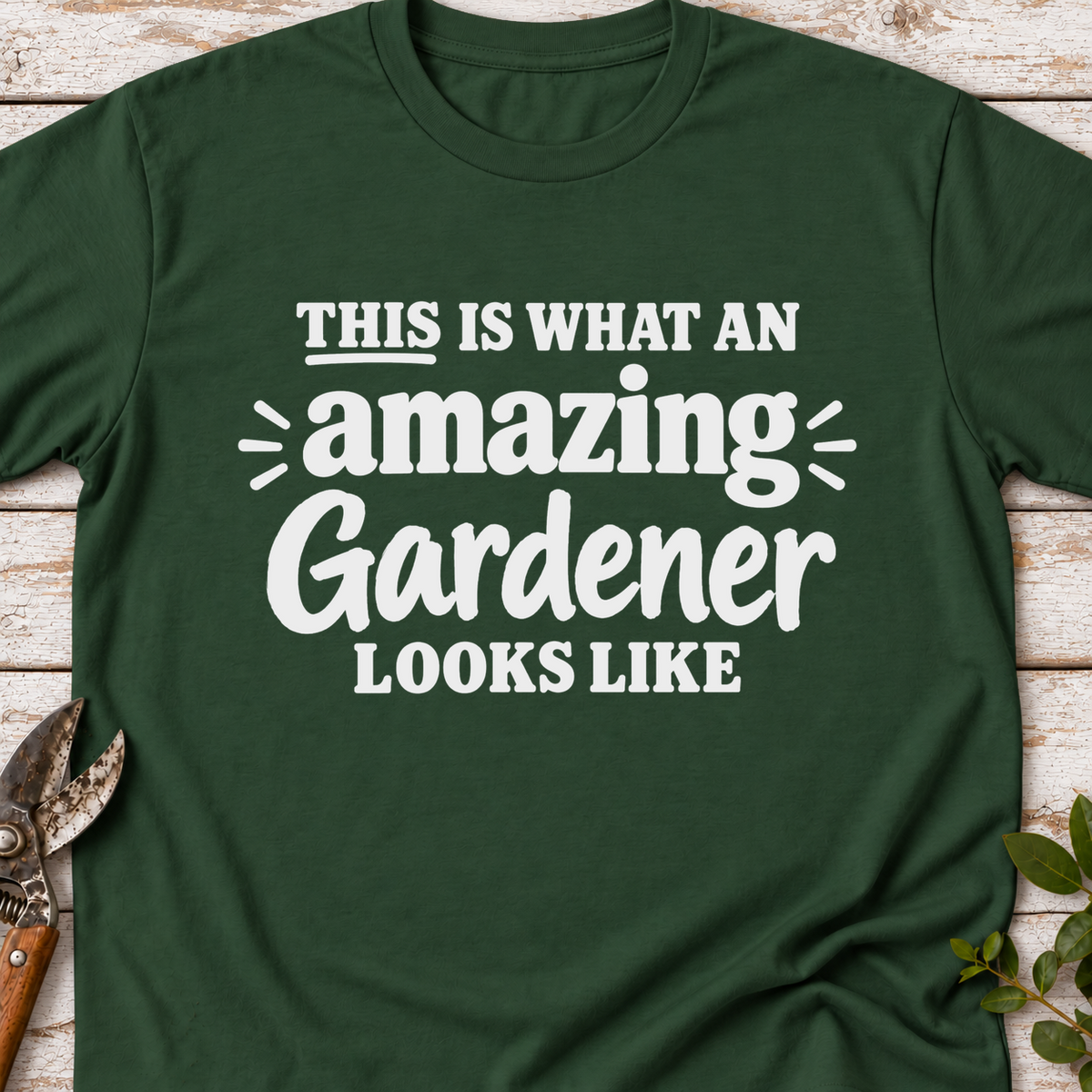 T-Shirt "Amazing Gardener"