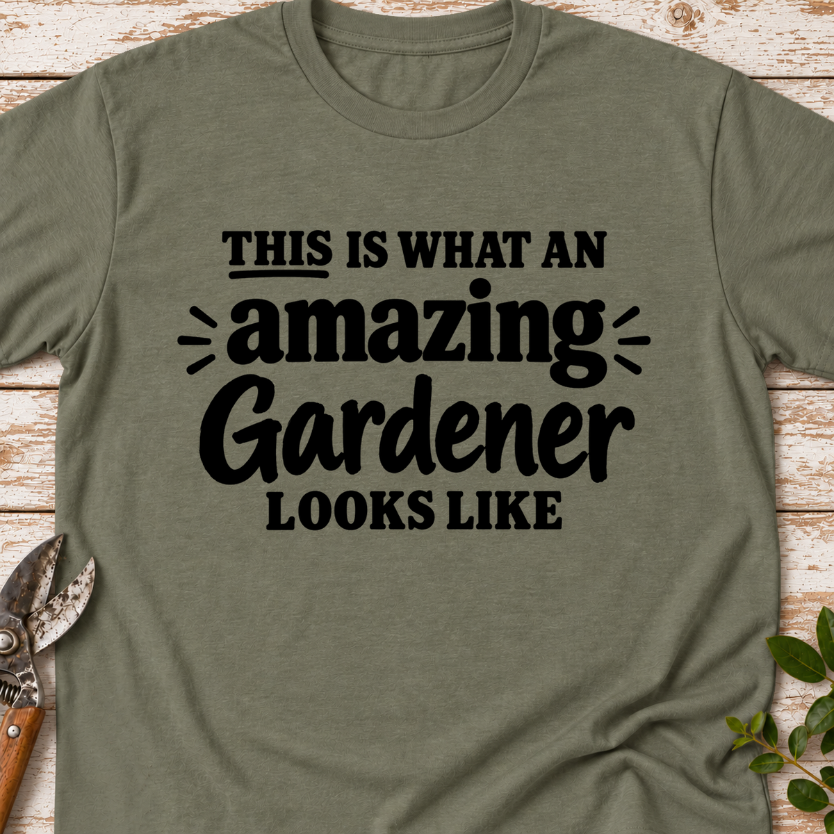 T-Shirt "Amazing Gardener"