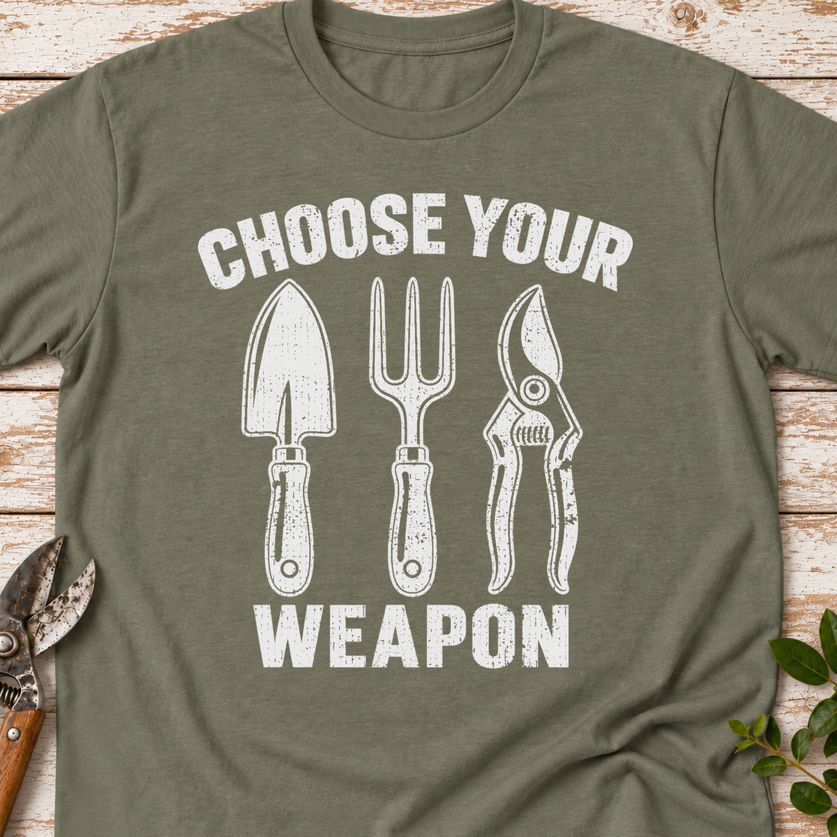 T‑Shirt "Choose Weapon"