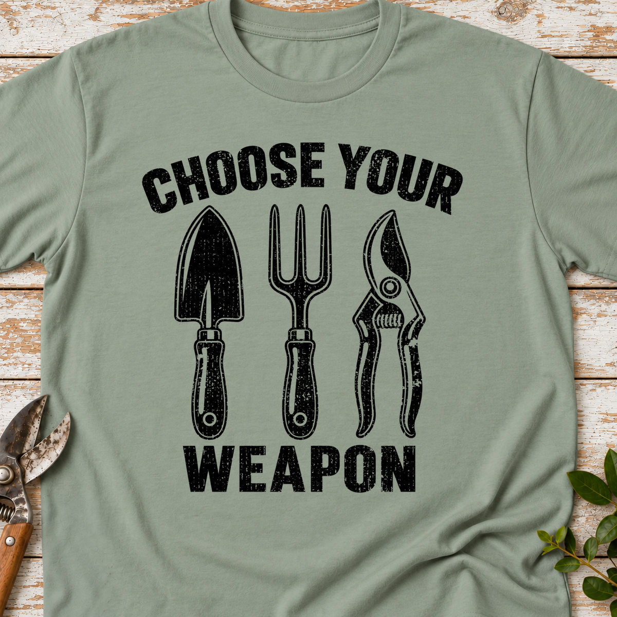 T‑Shirt "Choose Weapon"