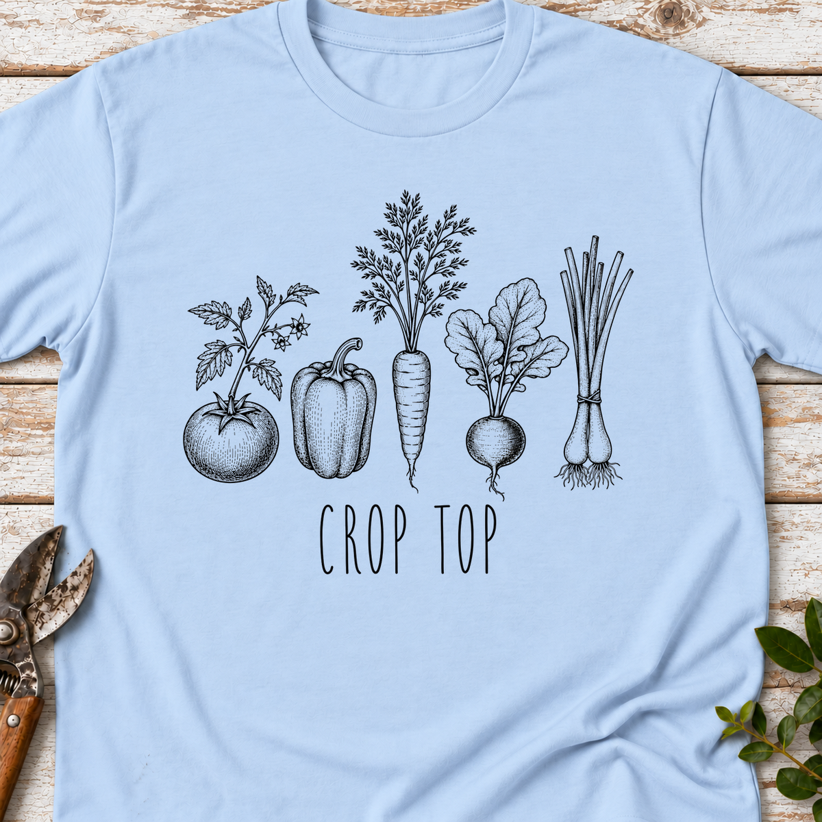 T‑Shirt "Crop Top"