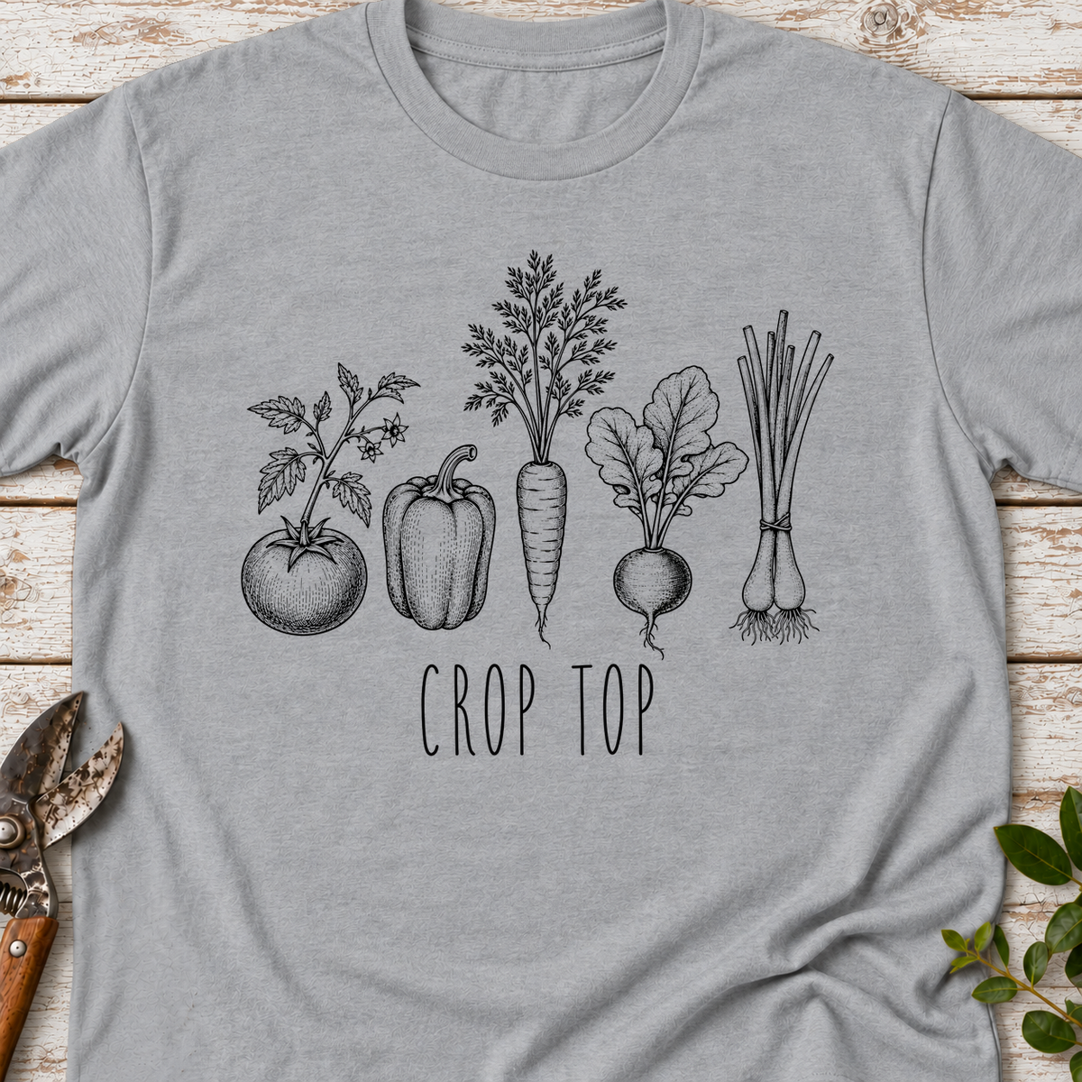 T‑Shirt "Crop Top"