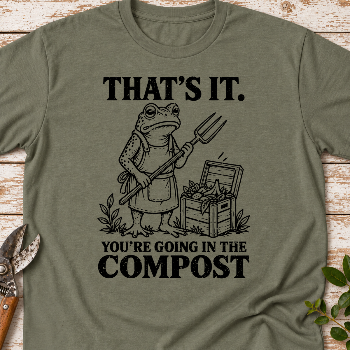 T‑Shirt "Going in Compost"