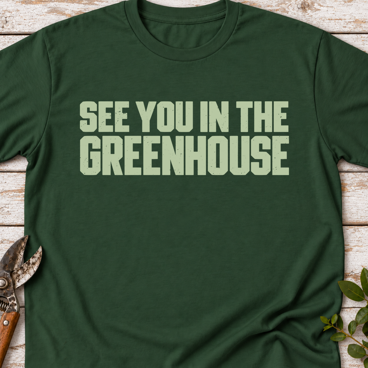 T‑Shirt "In the Greenhouse"