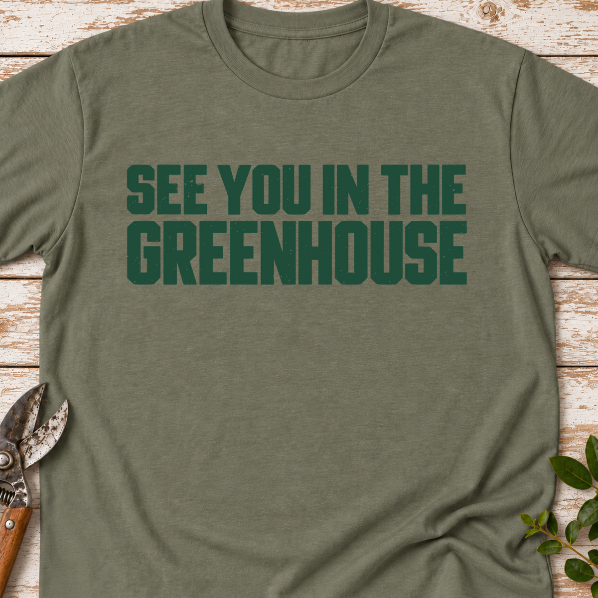 T‑Shirt "In the Greenhouse"