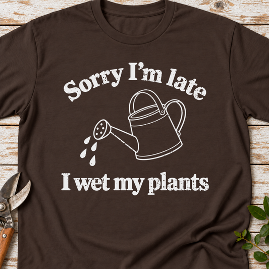 T‑Shirt "Late We Plants"