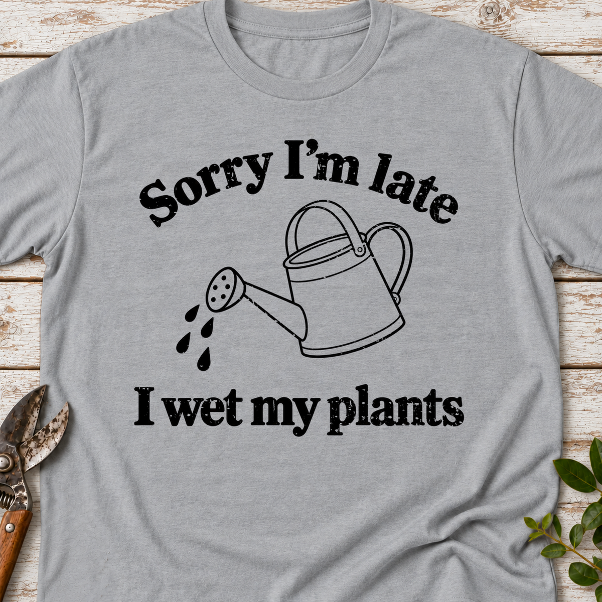 T‑Shirt "Late We Plants"