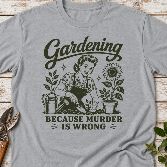 T‑Shirt "Murder is Wrong"