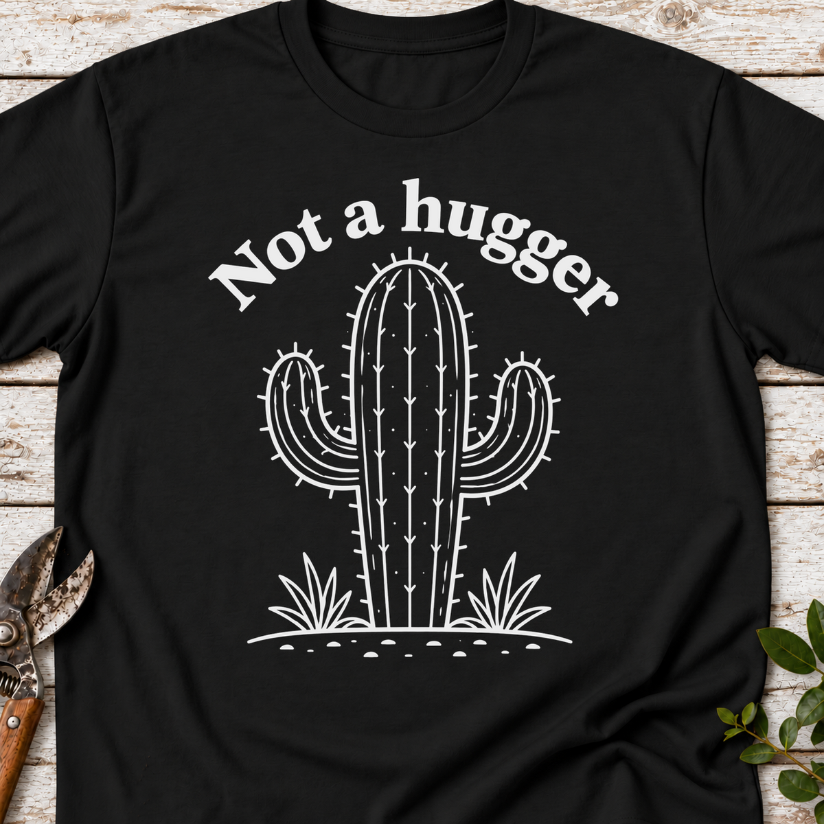 T‑Shirt "Not Hugger"
