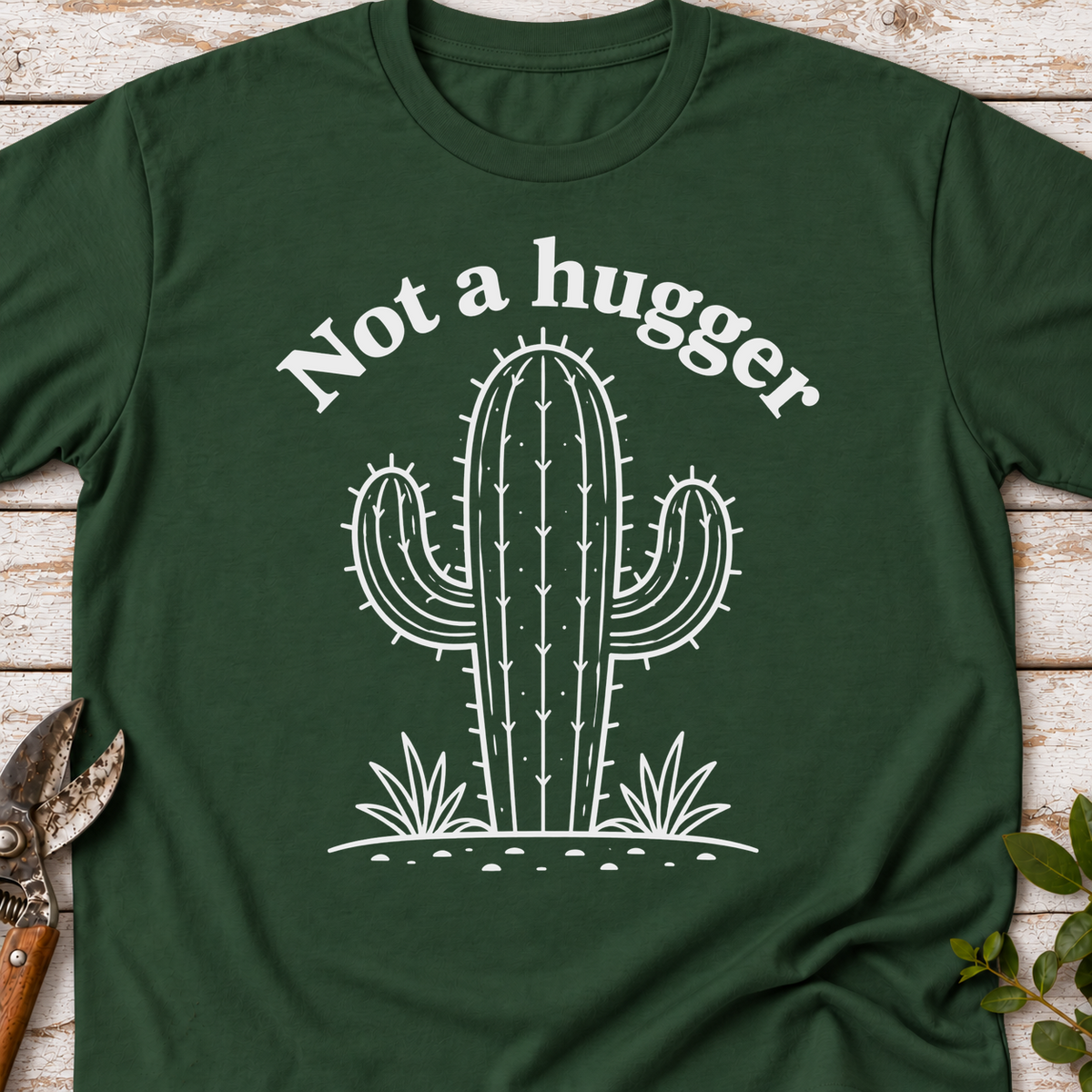 T‑Shirt "Not Hugger"