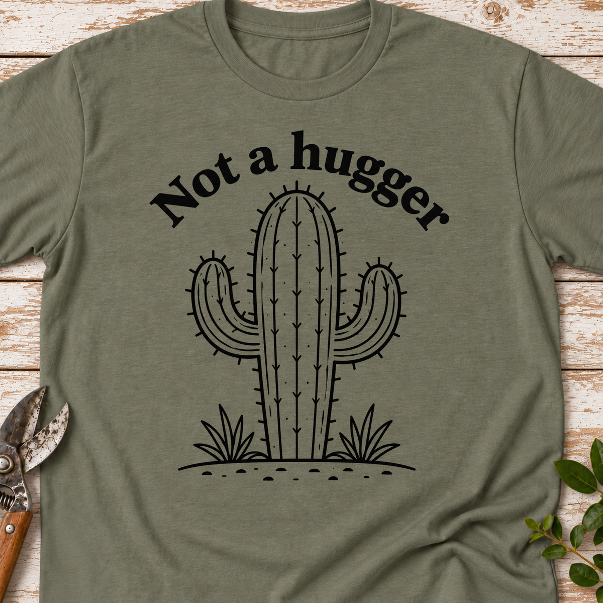 T‑Shirt "Not Hugger"