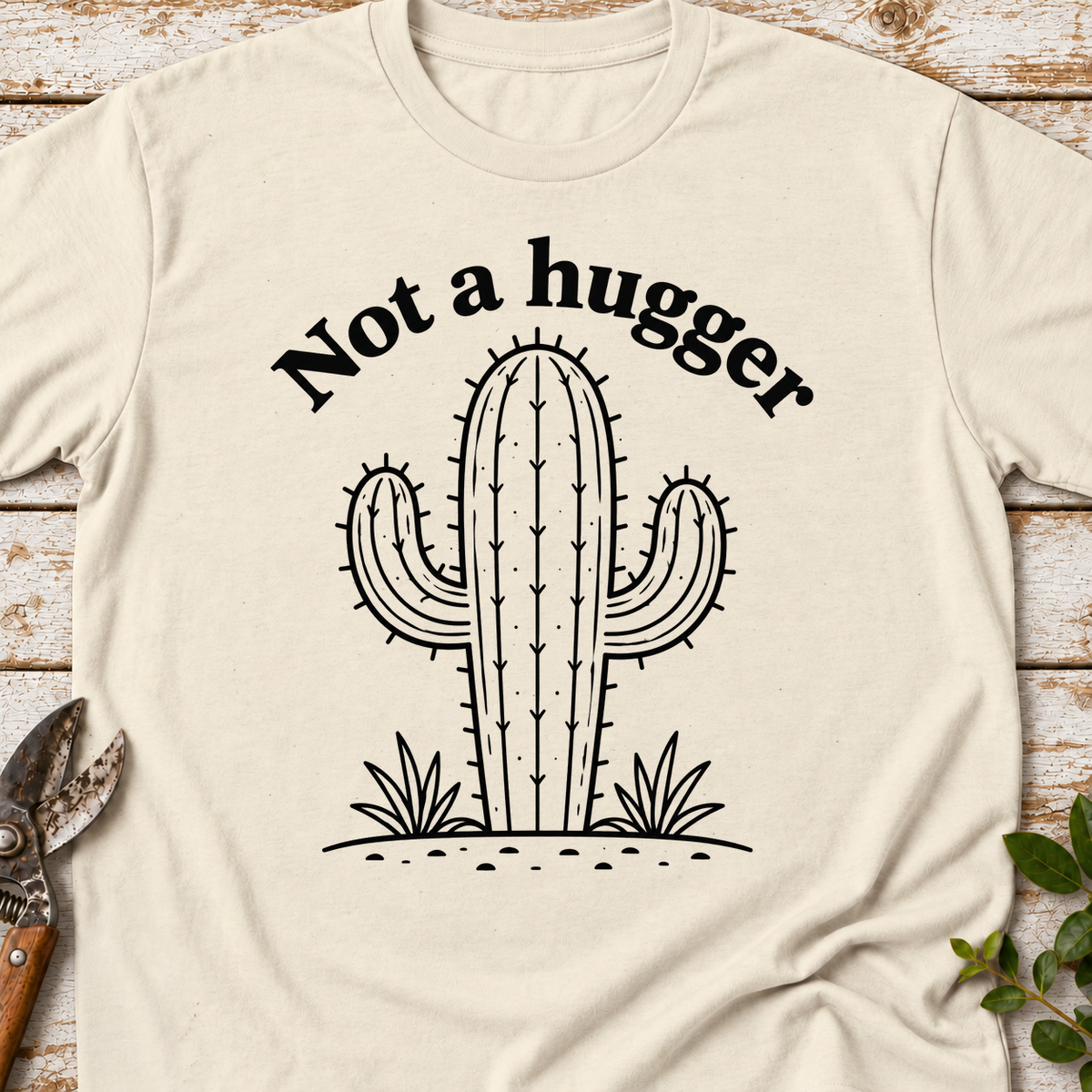 T‑Shirt "Not Hugger"