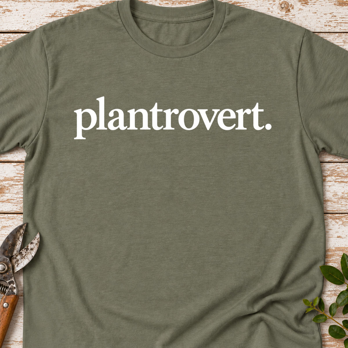 T‑Shirt "Plantrovert"