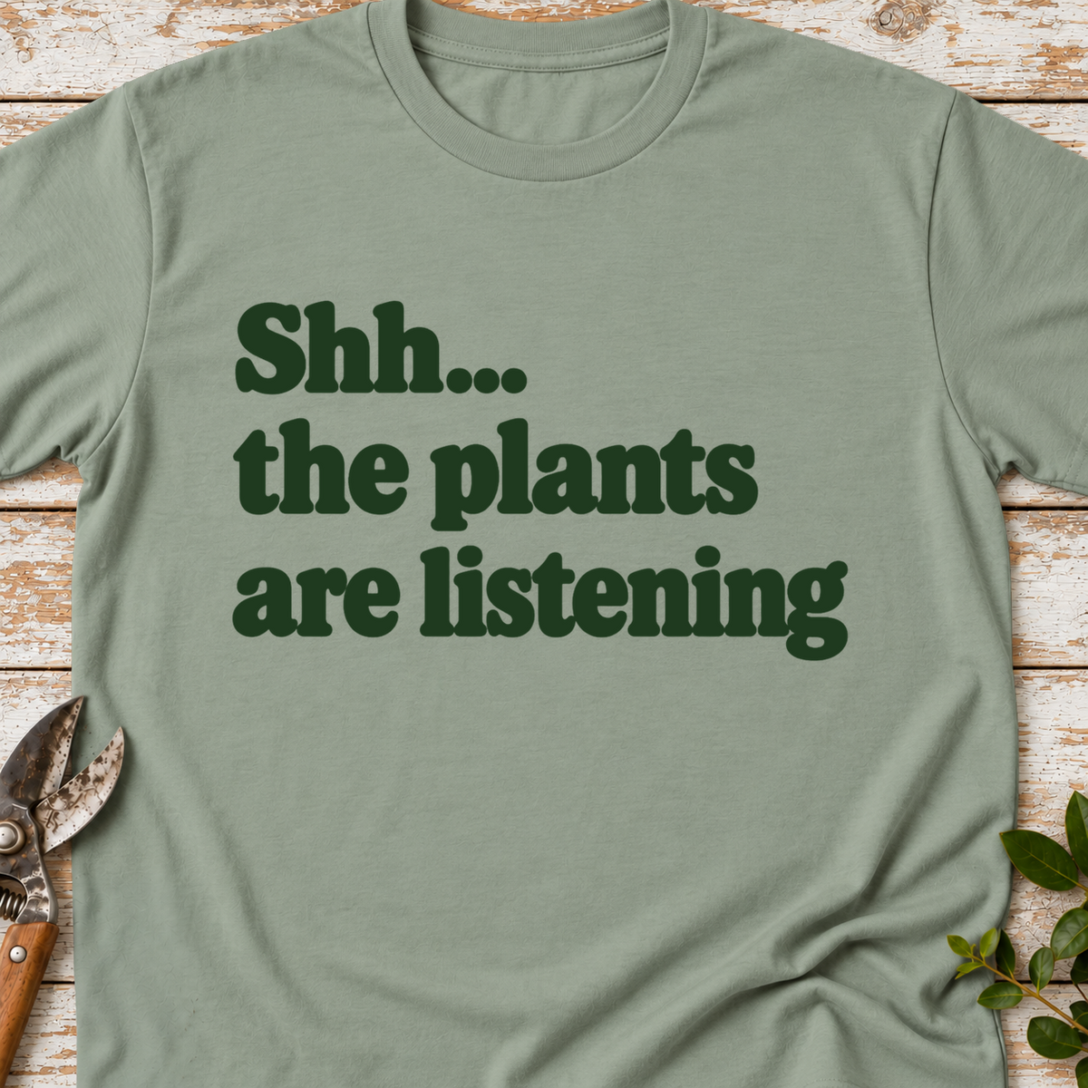 T‑Shirt "Plants Listening"