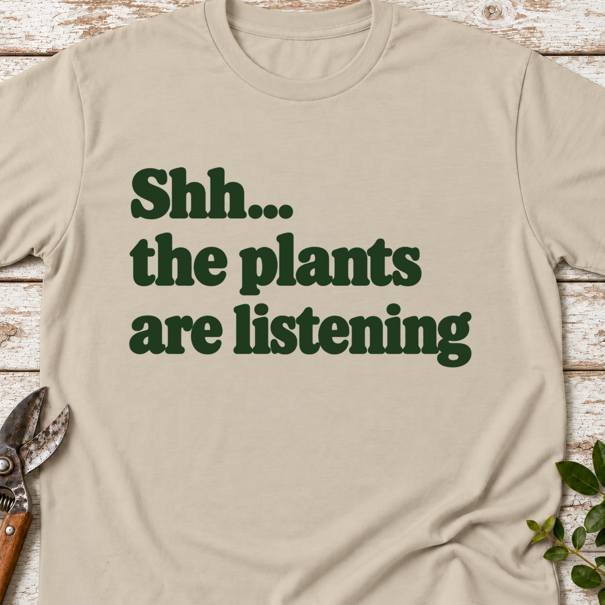 T‑Shirt "Plants Listening"