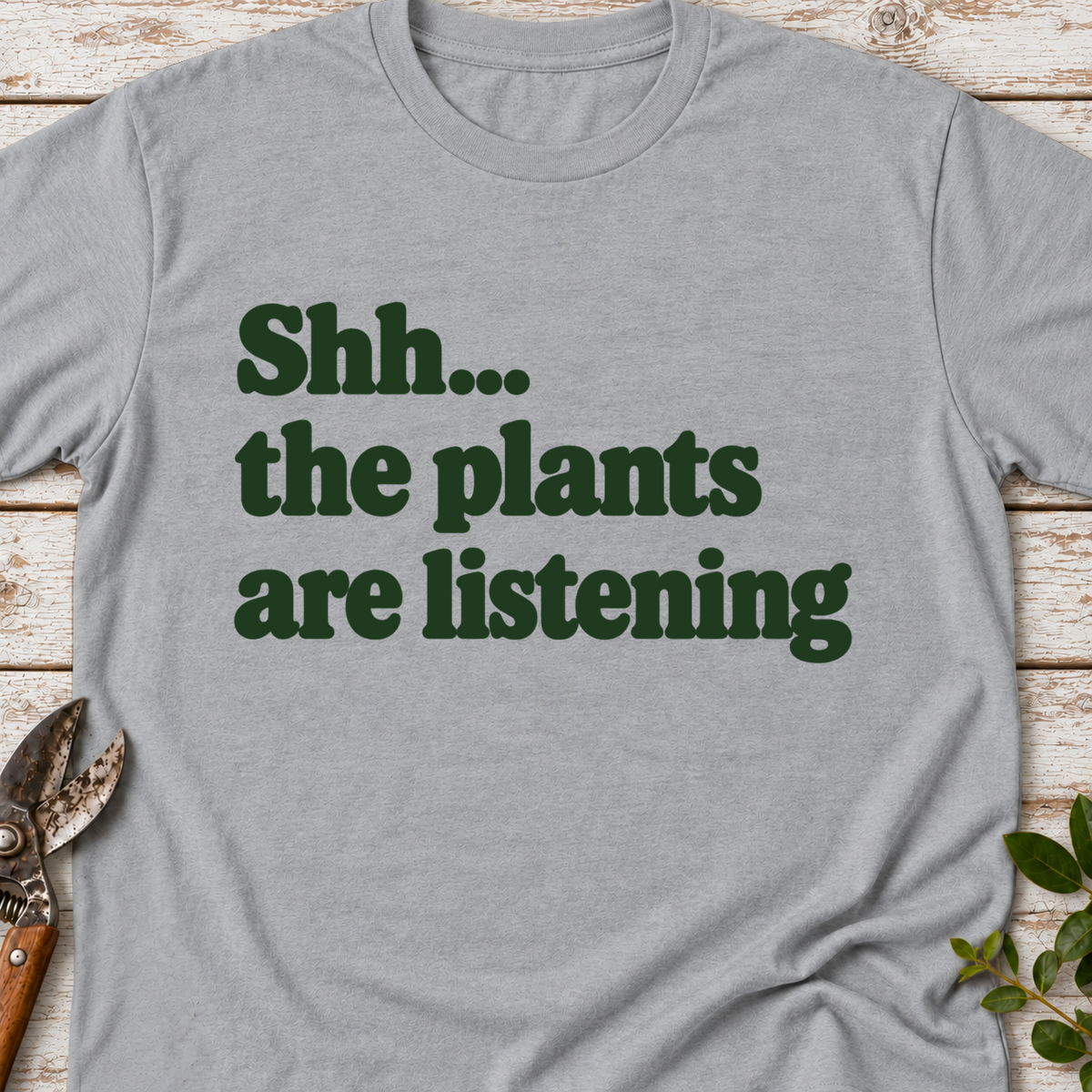 T‑Shirt "Plants Listening"