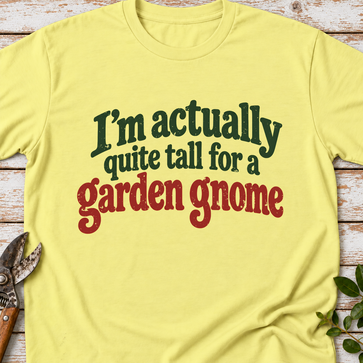 T‑Shirt "Tall Garden Gnome"