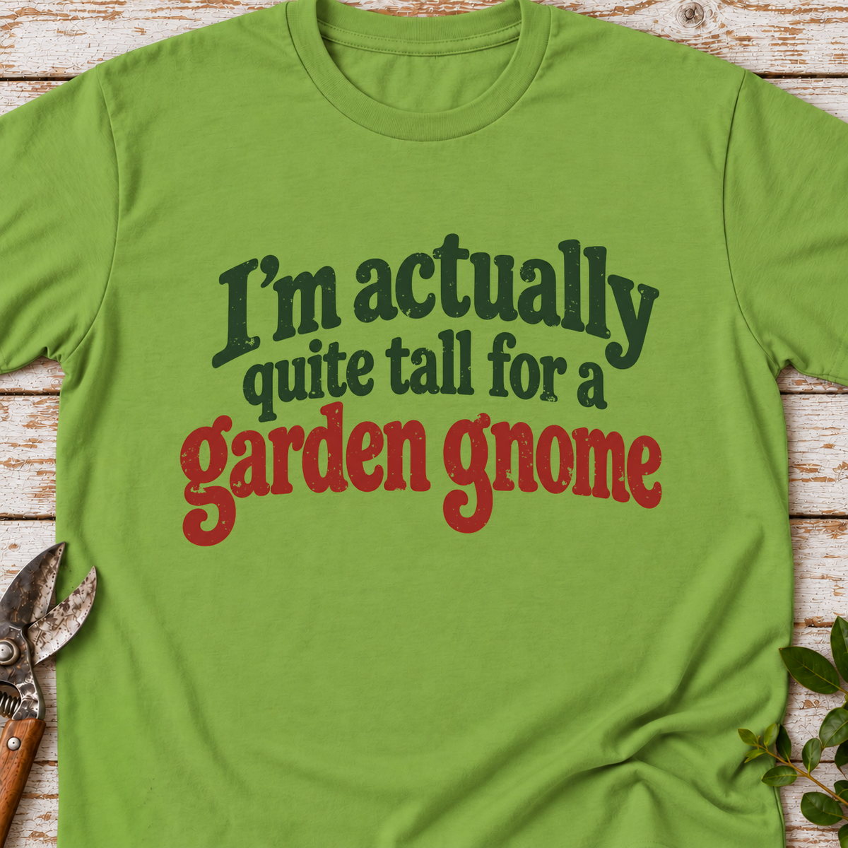 T‑Shirt "Tall Garden Gnome"