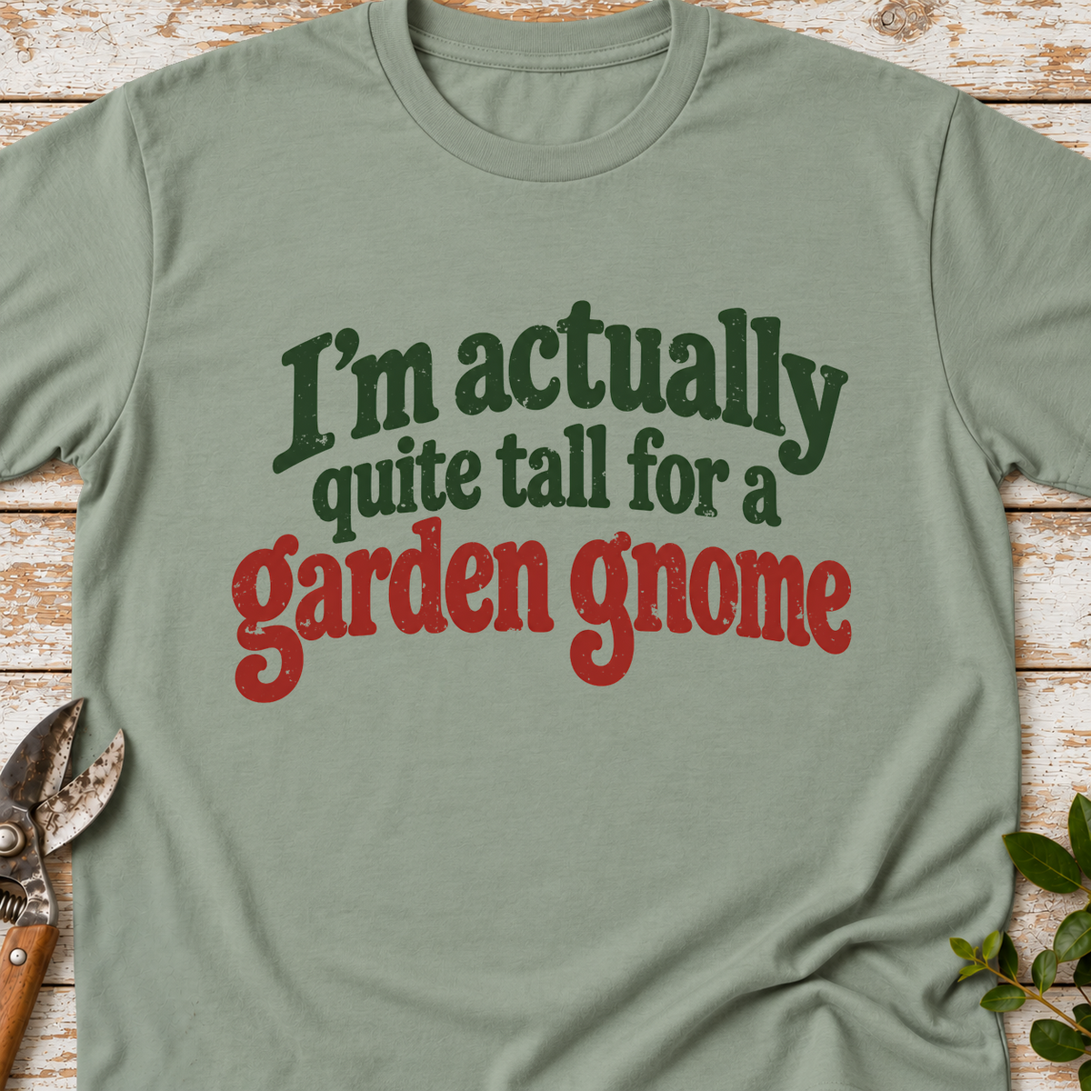 T‑Shirt "Tall Garden Gnome"