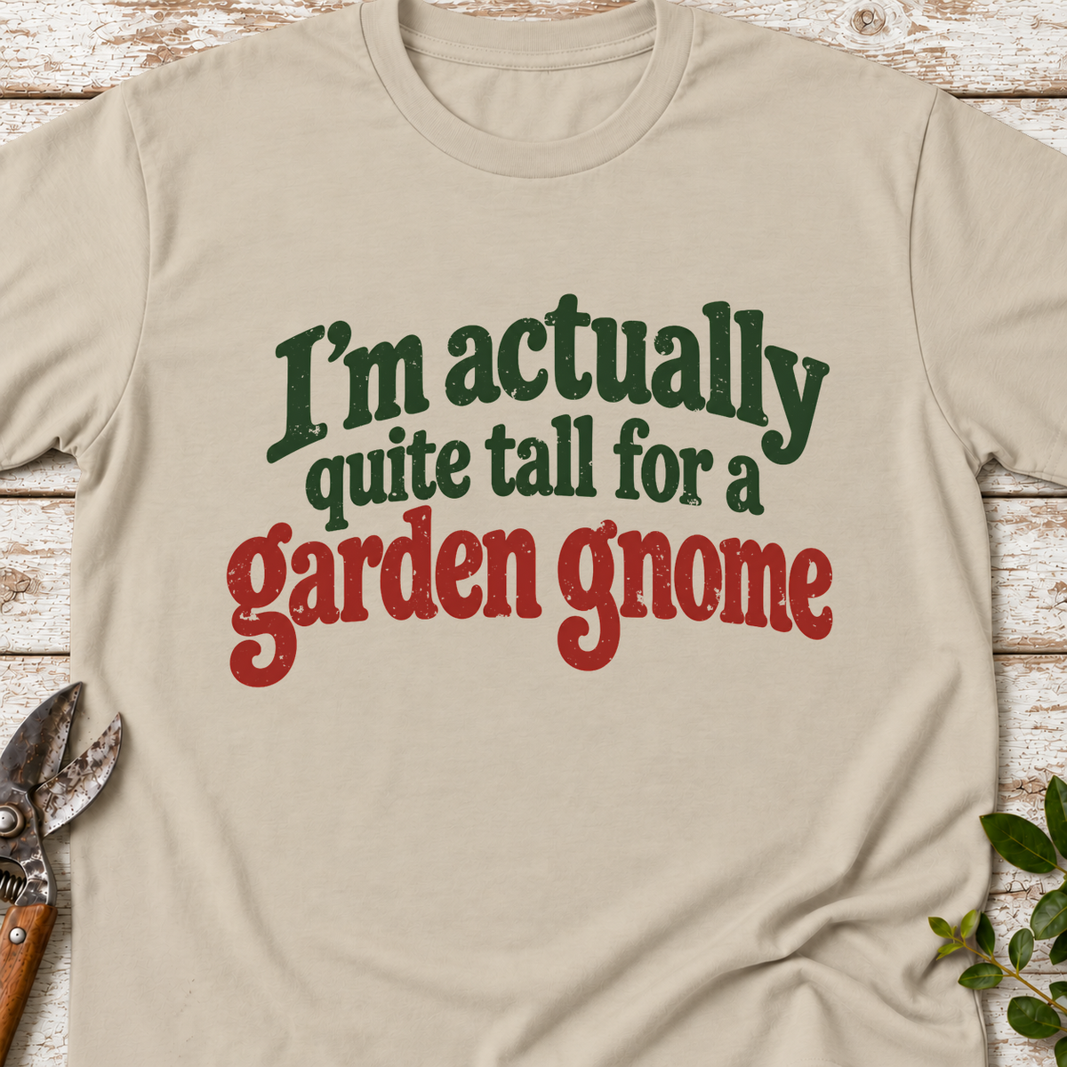 T‑Shirt "Tall Garden Gnome"