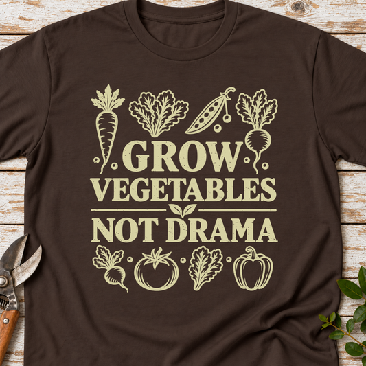 T‑Shirt "Vegetables Not Drama"